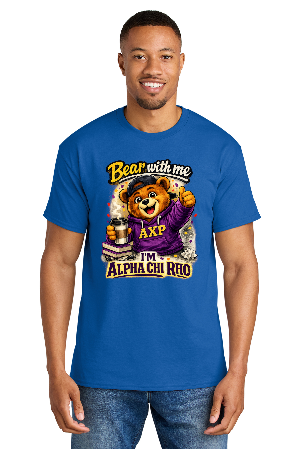 Bear With Me I'm Alpha Chi Rho - Tshirt