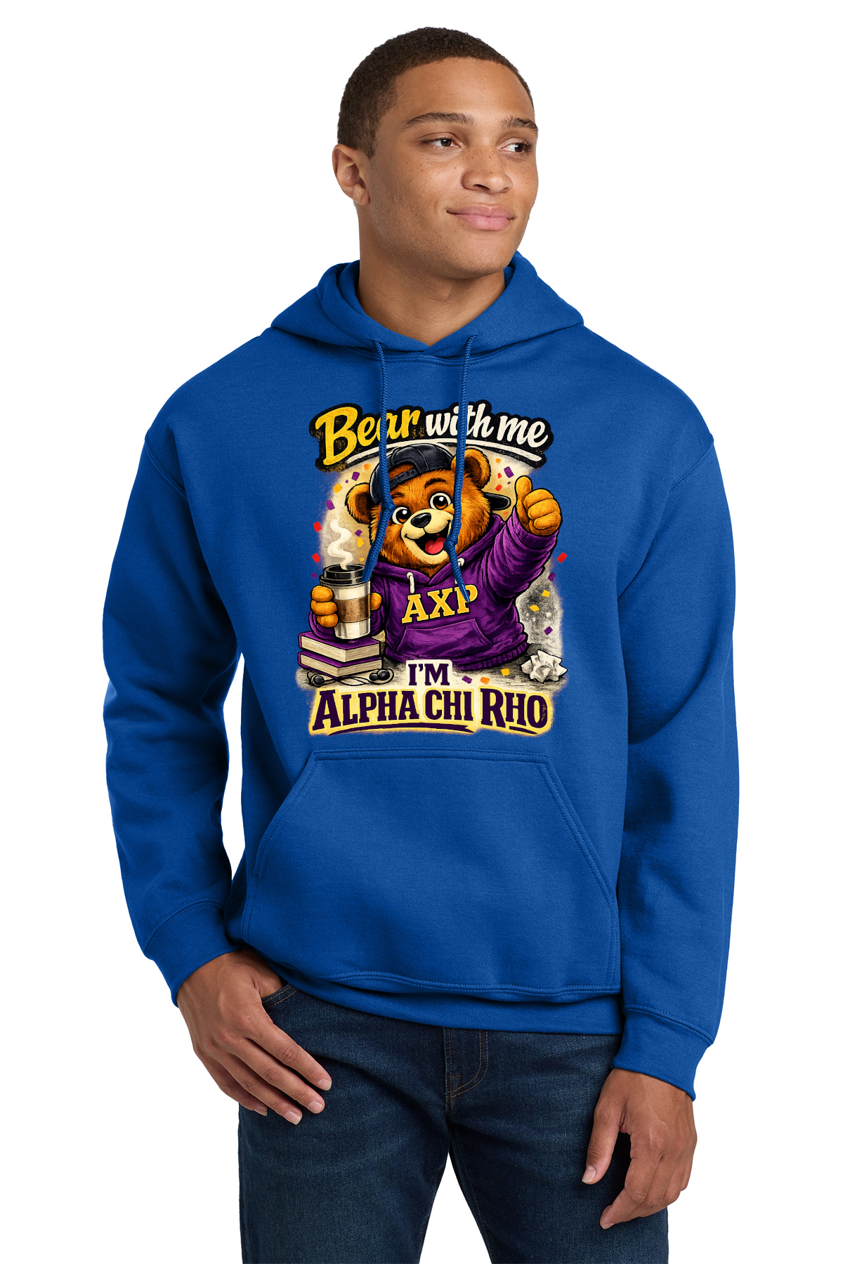 Bear With me I'm Alpha Chi Rho - Hoodies