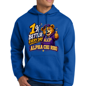 1% Better Every Day Alpha Chi Rho – Hoodies